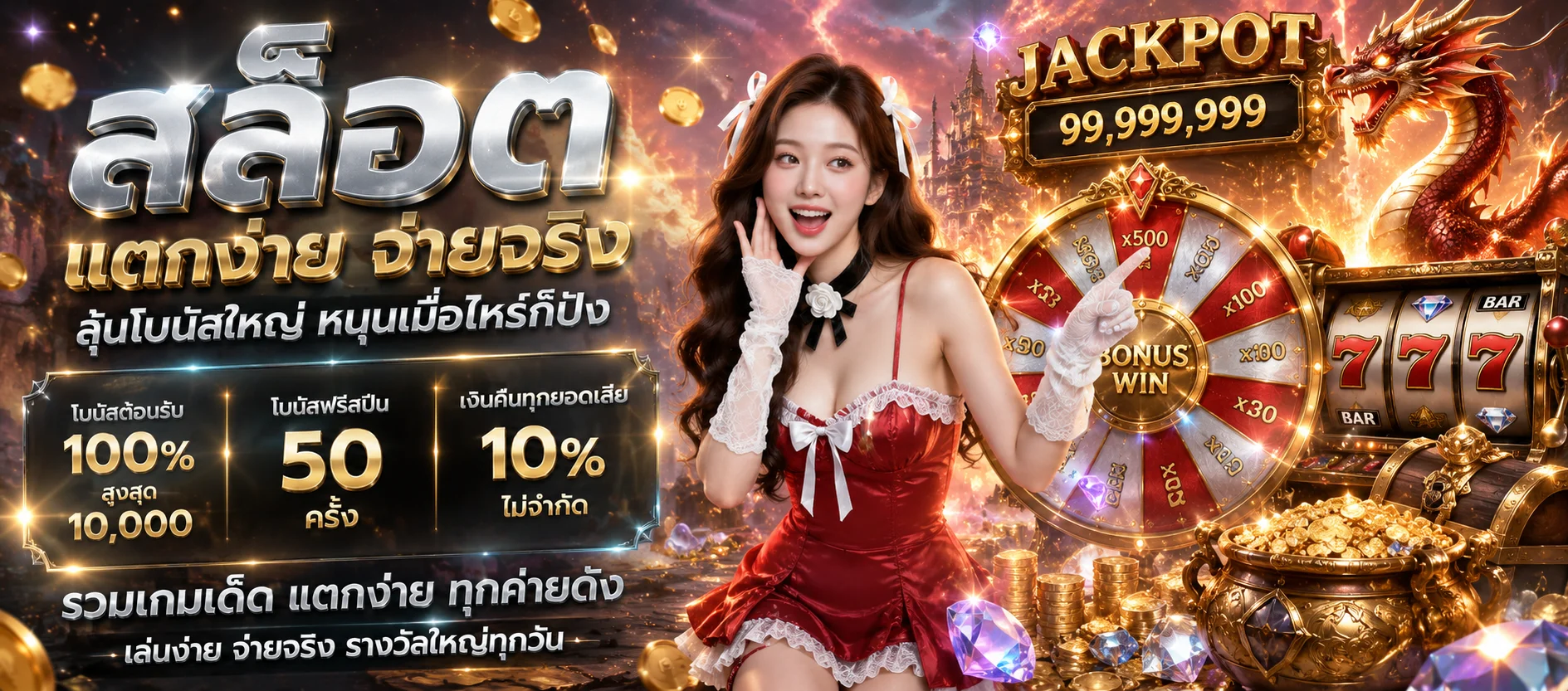 ระบบฝากถอนออโต้ SKUNXBET รองรับธนาคารและทรูวอเลท